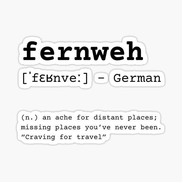Artikel-Vorschau von Fernweh, designt und verkauft von coffeebrewdesgn.