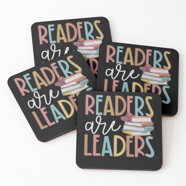 Item preview, "Readers Are Leaders" colorful text deign  designed and sold by WOWART69.