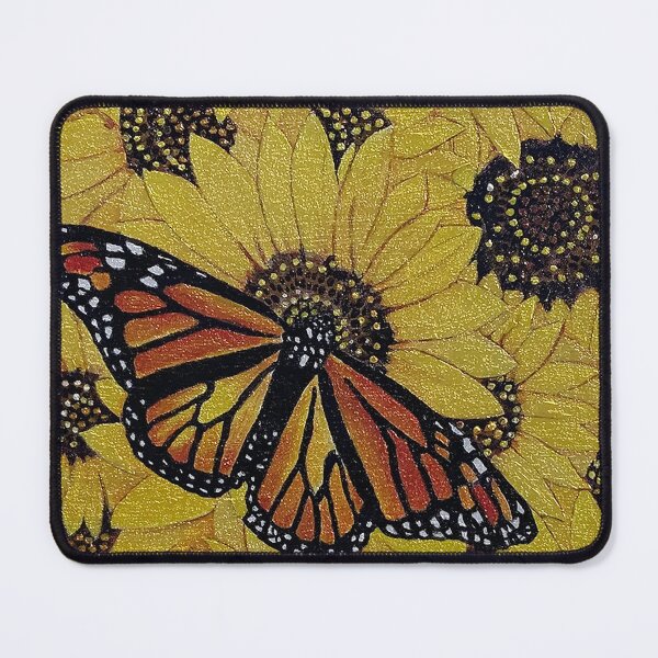 Item preview, Beautiful Monarch Butterfly Sitting on Sunflowers designed and sold by ComicJo.