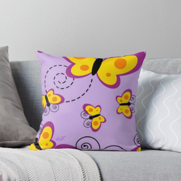 Item preview, Yellow & Purple Butterflies designed and sold by moondreamsmusic.