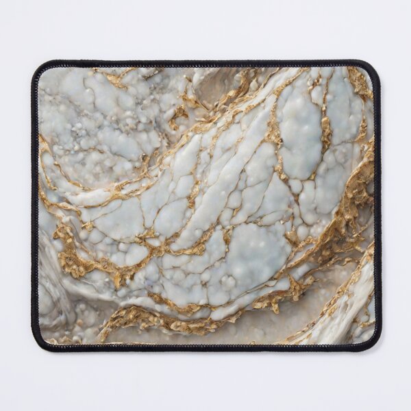 Item preview, Gold And White Marble Pattern designed and sold by Uday24.