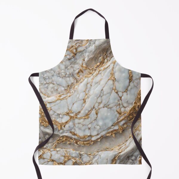 Item preview, Gold And White Marble Pattern designed and sold by Uday24.