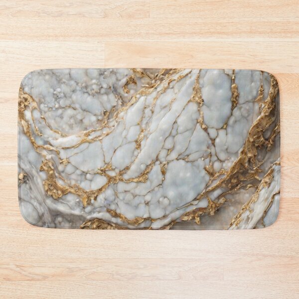 Item preview, Gold And White Marble Pattern designed and sold by Uday24.