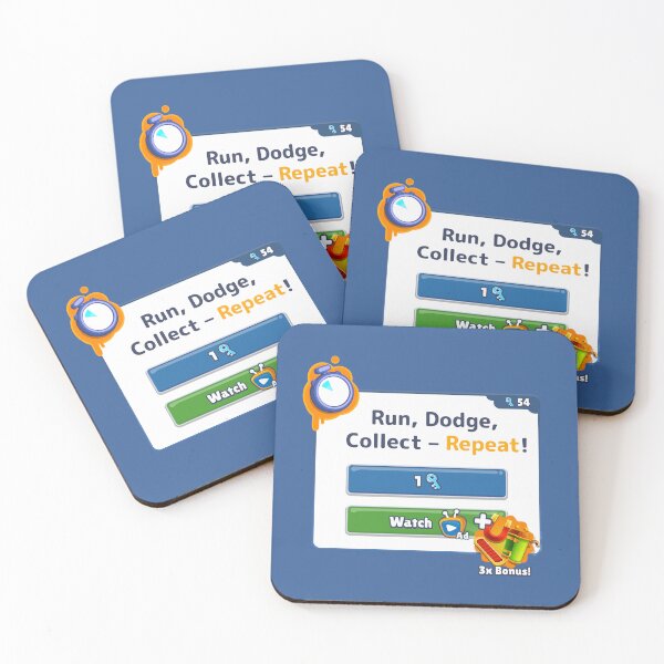 Item preview, Run, Dodge, Collect – Repeat designed and sold by Mirosi-S.