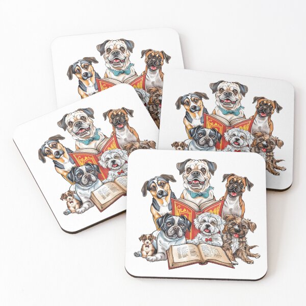 Item preview, Dogs and Books designed and sold by PeelZinc.