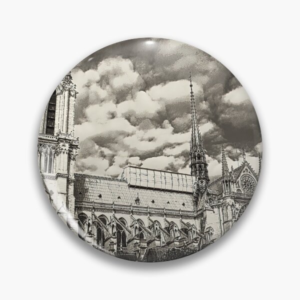Item preview, Gothic Church, Sepia, Stormy Sky designed and sold by IdoFriedmanArt.