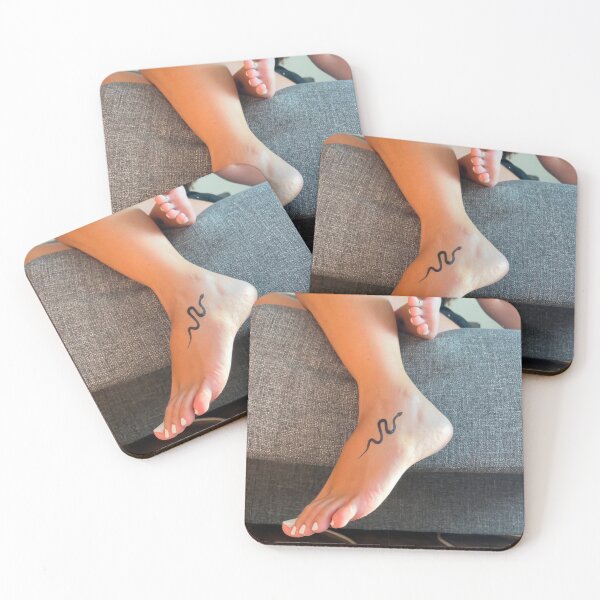 Item preview, Perfect Feet with Tattoo designed and sold by GalleryNudeLand.