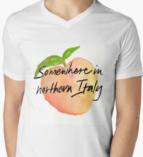 Ruf mich mit deinem Namen an T-Shirt mit V-Ausschnitt für Männer