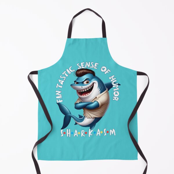 Item preview, Sharkasm Funny Cartoon Sarcastic Shark designed and sold by André Botes.