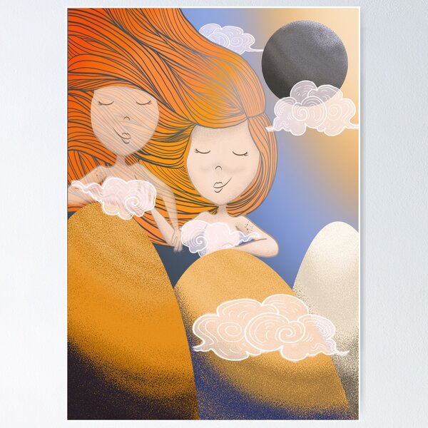 Item preview, Astro Collection: Gemini Woman designed and sold by picaptoillustr.