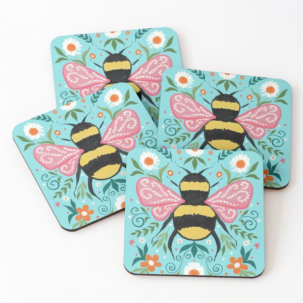 Item preview, Spring Bees Florals Flowers designed and sold by Gkumar-design.