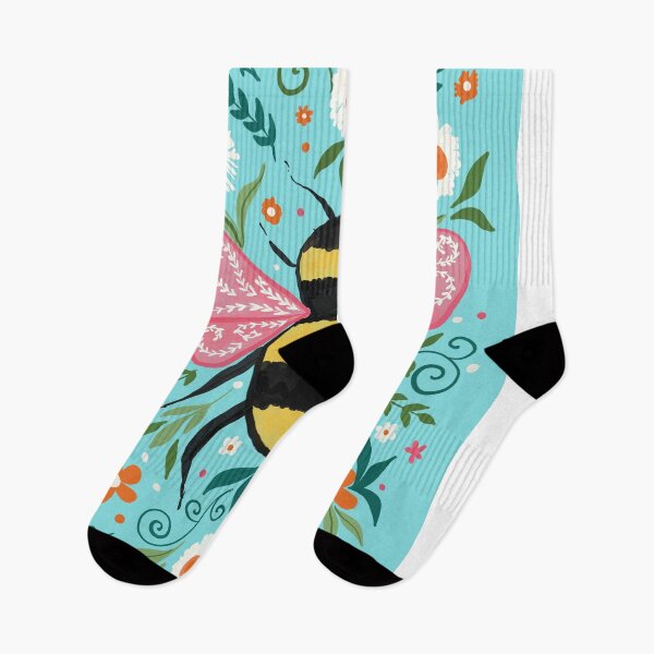 Item preview, Spring Bees Florals Flowers designed and sold by Gkumar-design.