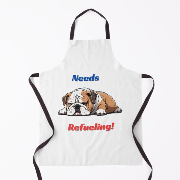 Item preview, Dozing bulldog needs refueling (with treats) designed and sold by PetPeeveDesigns.