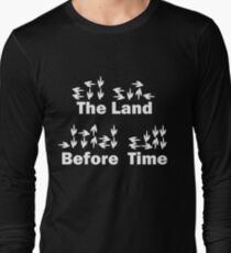Dinotopia Inspired The Land Before Time Text Long Sleeve T-Shirt