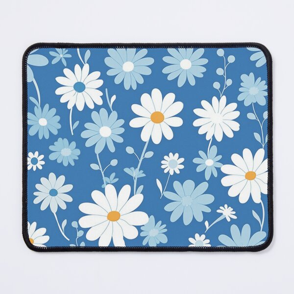 Item preview, Blue White Flower Pattern Aesthetic Marguerite Blasingame Jan Berenstain designed and sold by SMARTKIT DESIGNAGENCY.