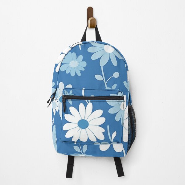 Item preview, Blue White Flower Pattern Aesthetic Marguerite Blasingame Jan Berenstain designed and sold by SMARTKIT DESIGNAGENCY.