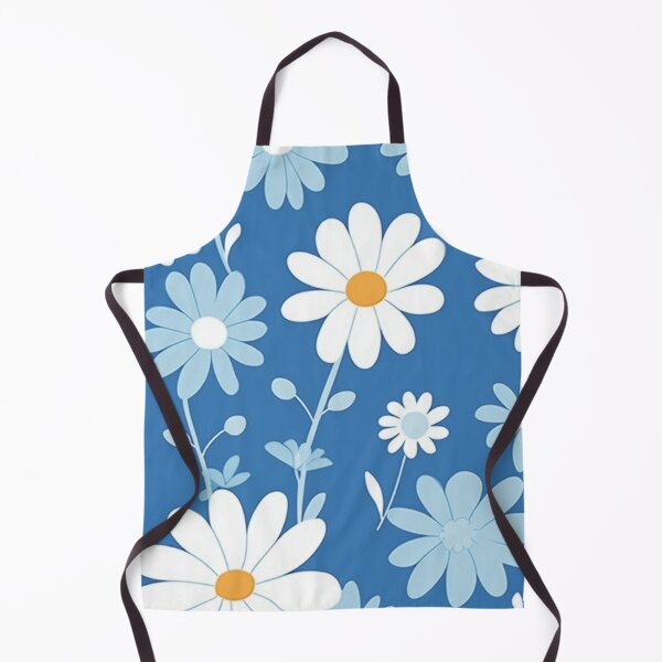 Item preview, Blue White Flower Pattern Aesthetic Marguerite Blasingame Jan Berenstain designed and sold by SMARTKIT DESIGNAGENCY.