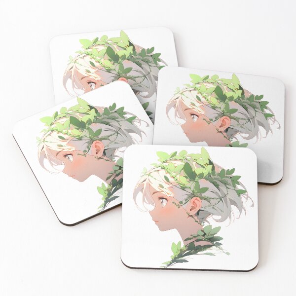Item preview, Cartoon Style Portrait - Young Woman with leafy hair designed and sold by Radibor78.