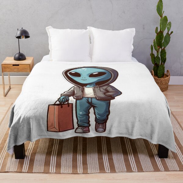 Item preview, Resident Alien in a walking illustration designed and sold by Expressions-Sel.