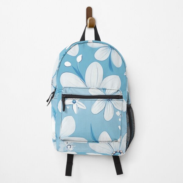Item preview, Blue White Flower Pattern Aesthetic Marguerite Blasingame Jan Berenstain designed and sold by SMARTKIT DESIGNAGENCY.