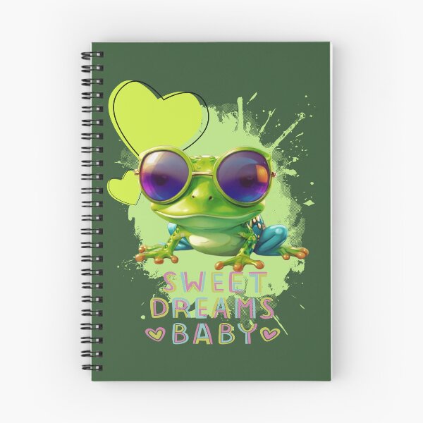 Item preview, Cartoon frog with sunglasses designed and sold by Ecmoprints.