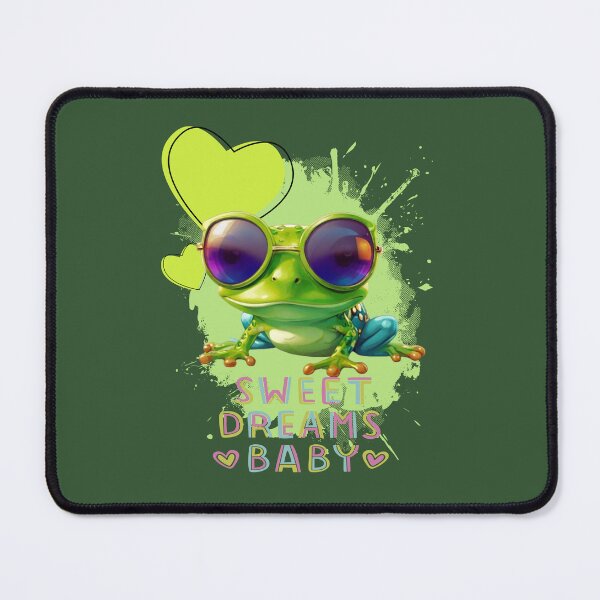 Item preview, Cartoon frog with sunglasses designed and sold by Ecmoprints.
