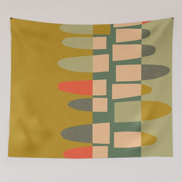 Item preview, MCM abstract shapes designed and sold by JMgraphic.