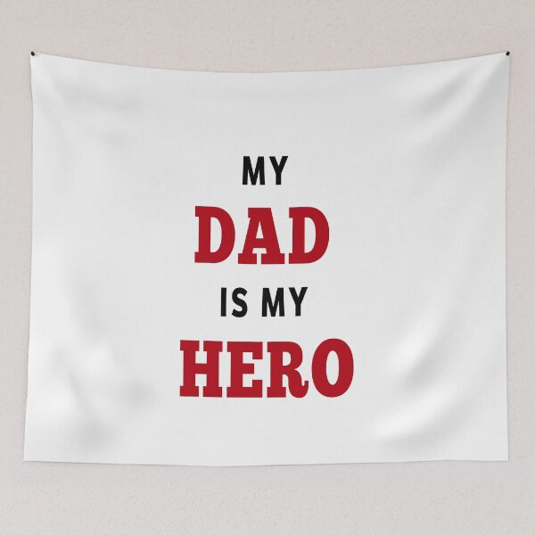 Item preview, my dad is my hero  designed and sold by MKshoper.