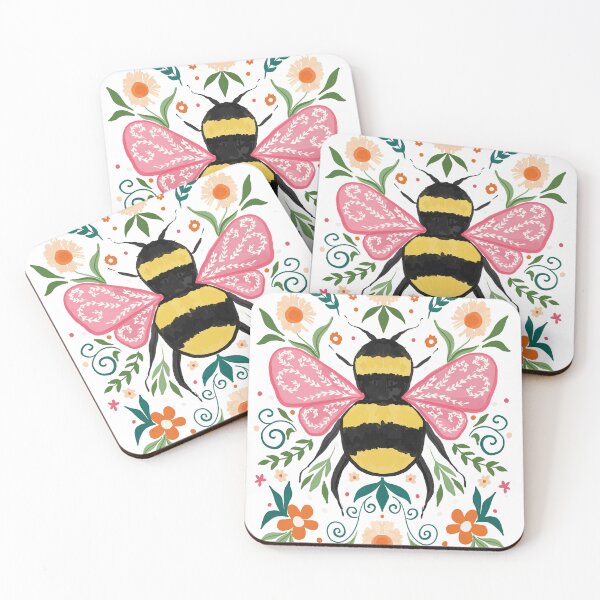 Item preview, Spring Bees Florals Flowers designed and sold by Gkumar-design.