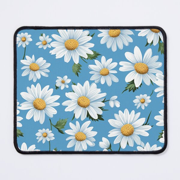 Item preview, Blue White Flower Pattern Aesthetic Marguerite Blasingame Jan Berenstain designed and sold by SMARTKIT DESIGNAGENCY.