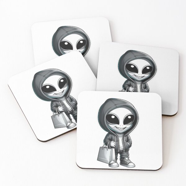 Artikelvorschau, Resident Alien mit einer Lächelnillustration entworfen und verkauft von Expressions-Sel.