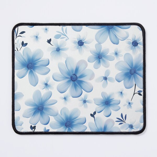 Item preview, Blue White Flower Pattern Aesthetic Marguerite Blasingame Jan Berenstain designed and sold by SMARTKIT  DESIGNAGENCY.