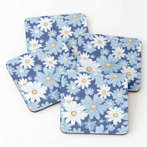 Item preview, Blue White Flower Pattern Aesthetic Marguerite Blasingame Jan Berenstain designed and sold by SMARTKIT  DESIGNAGENCY.