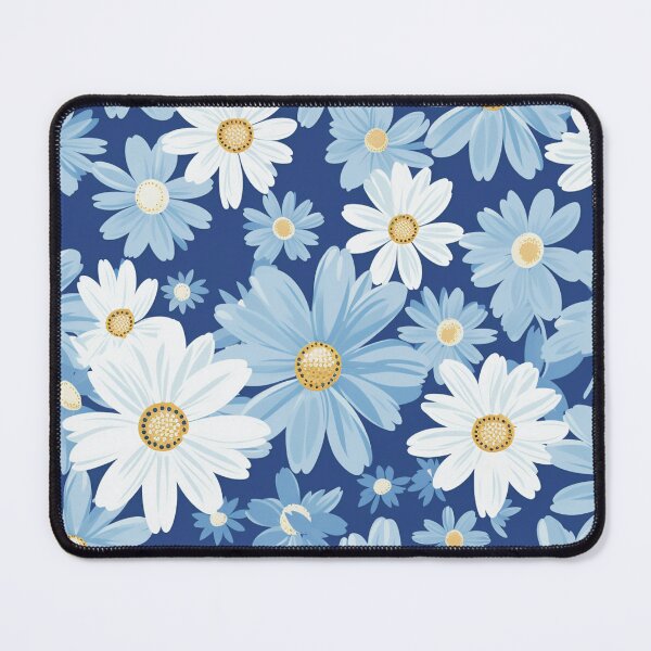 Item preview, Blue White Flower Pattern Aesthetic Marguerite Blasingame Jan Berenstain designed and sold by SMARTKIT  DESIGNAGENCY.