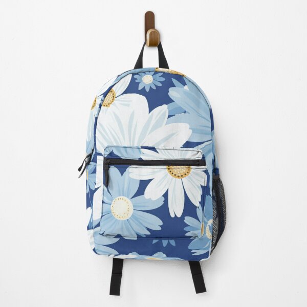 Item preview, Blue White Flower Pattern Aesthetic Marguerite Blasingame Jan Berenstain designed and sold by SMARTKIT DESIGNAGENCY.