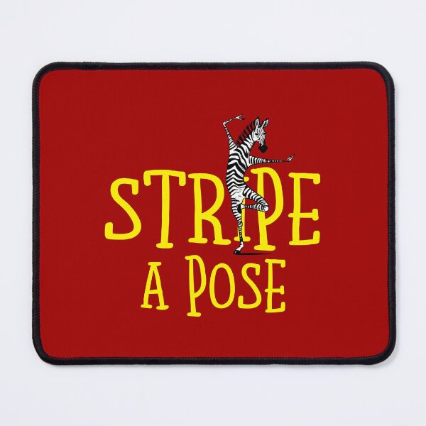 Artikelvorschau, Stripe A pose yoga balance zen zebra mindfulness entworfen und verkauft von w1ckerman.
