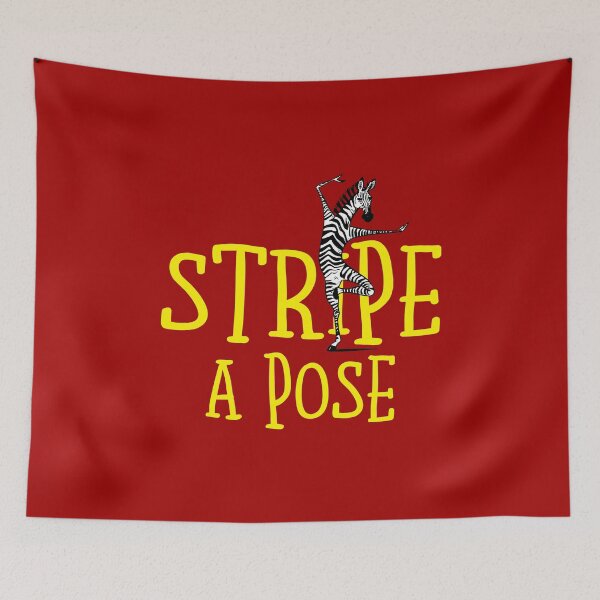 Artikelvorschau, Stripe A pose yoga balance zen zebra mindfulness entworfen und verkauft von w1ckerman.