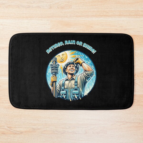 Item preview, Retired lineman rain shine sleet or snow - Retired, rain or shine designed and sold by JansenGS.