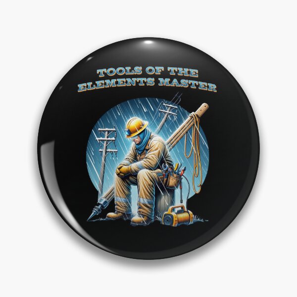 Item preview, Retired lineman rain shine sleet or snow - Tools of the elements master designed and sold by JansenGS.