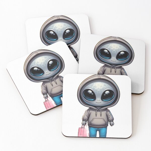 Artikelvorschau,  Resident Alien mit einer Lächelnillustration entworfen und verkauft von Expressions-Sel.