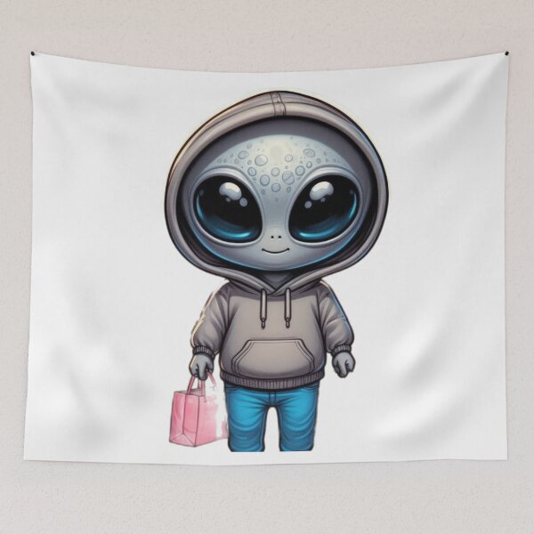Item preview,  Resident Alien with a smile illustration designed and sold by Expressions-Sel.