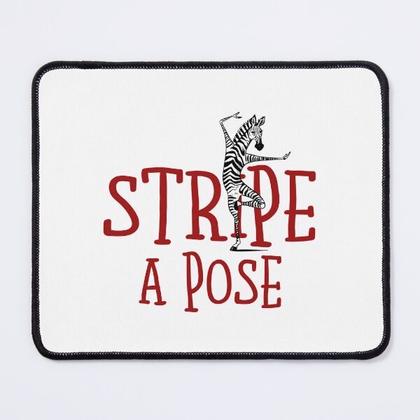 Artikelvorschau, Stripe A pose yoga balance zen zebra mindfulness entworfen und verkauft von w1ckerman.