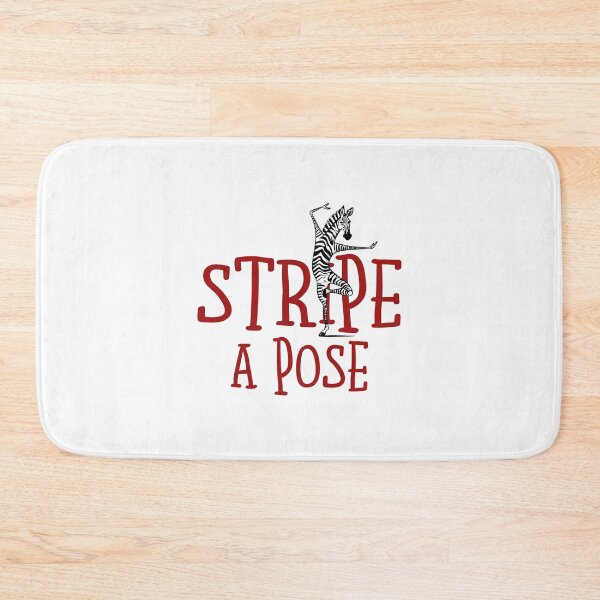 Artikelvorschau, Stripe A pose yoga balance zen zebra mindfulness entworfen und verkauft von w1ckerman.