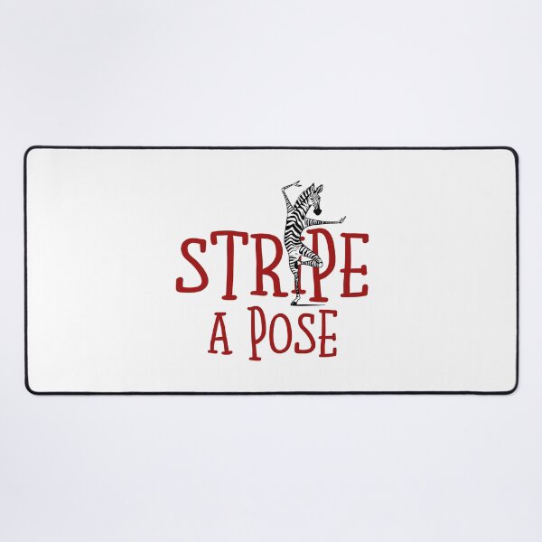 Artikelvorschau, Stripe A pose yoga balance zen zebra mindfulness entworfen und verkauft von w1ckerman.