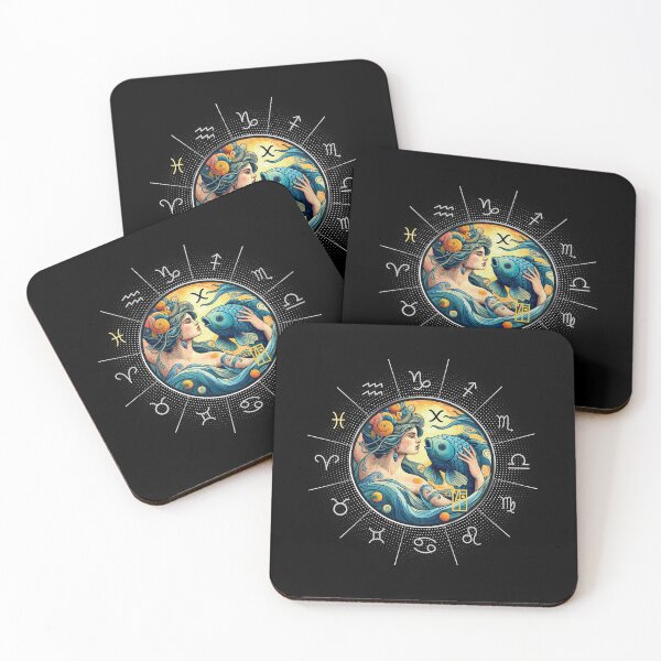 Artikelvorschau, STERNZEICHEN Fische - Astrologische FISCHE - FISCHE - STERNZEICHENzeichen - Van-Gogh-Stil - 11 entworfen und verkauft von ArtProjectShop.