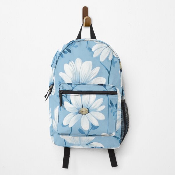 Item preview, Blue White Flower Pattern Aesthetic Marguerite Blasingame Jan Berenstain designed and sold by SMARTKIT DESIGNAGENCY.