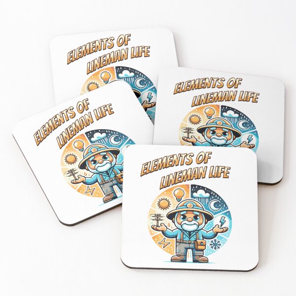 Item preview, Retired lineman rain shine sleet or snow - Elements of lineman life designed and sold by JansenGS.
