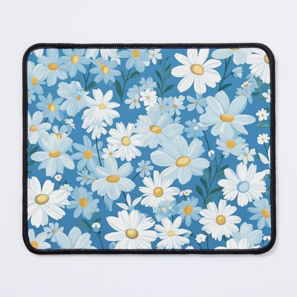 Item preview, Blue White Flower Pattern Aesthetic Marguerite Blasingame Jan Berenstain designed and sold by SMARTKIT DESIGNAGENCY.