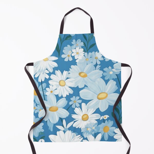 Item preview, Blue White Flower Pattern Aesthetic Marguerite Blasingame Jan Berenstain designed and sold by SMARTKIT DESIGNAGENCY.