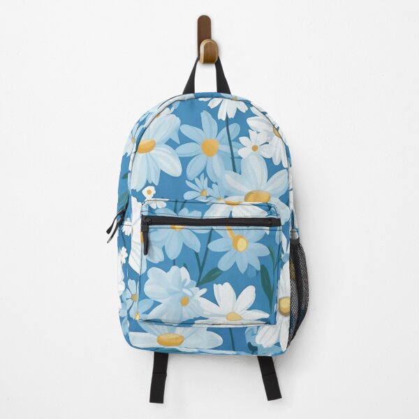 Item preview, Blue White Flower Pattern Aesthetic Marguerite Blasingame Jan Berenstain designed and sold by SMARTKIT DESIGNAGENCY.
